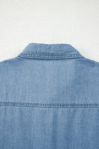 Makenna Myosotis Down Slim Shirt