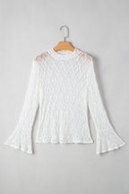 Laurel Bell Sleeve Mock Blouse