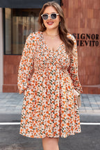 Lauren Sleeve Babydoll Short PLUS Dress