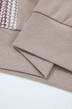 Anaya Colorblock Patchwork Baggy Hoodie
