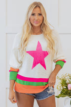 Madilynn Edge Drop Shoulder Sweater