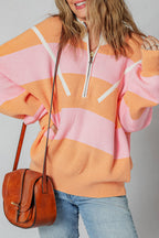 Claire Half Zip Oversize Sweater