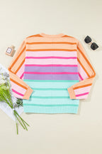 Sophia Ribbed Edge Loose Sweater