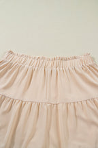 Millie Trim Boho Ruffled PLUS Shorts