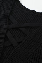 Amelia Back Hollow Out Sweater