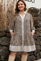 Davina Long Sleeve Mini PLUS Dress