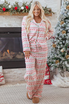 Sarai Christmas Pattern Print Shirt