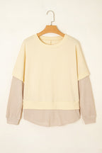 Evajira Two Piece Patchwork Sweatshirt