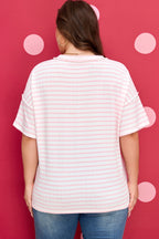 Nora Seam Patchwork T PLUS Shirt