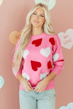 Aliyah Pattern Valentines Day Sweater