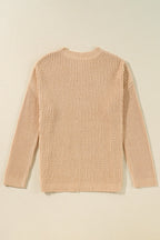 Avery Side Slits Loose Sweater