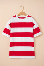 Tiana Block Oversize Tunic Tee