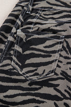 Hunter Printed Wide Leg Jeans