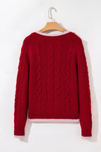 Kennedy Cable Knit Buttoned Cardigan