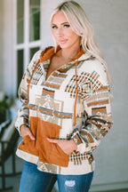 Isabella Kangaroo Half Zip Hoodie
