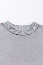 Alejandra Sleeve Ribbed Trim Sweater