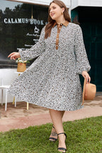 Ayah Sleeve Loose Mini PLUS Dress