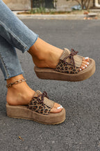 Morgan Up Detail Platform Slippers