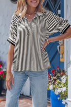 Riley Short Puff Sleeve Blouse
