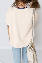 Haisley Sleeve Loose Tunic Top
