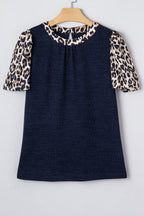 Ayra Patchwork Short Sleeve Top