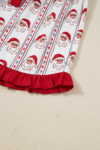 Gillian Stripes Ruffle Pj Set