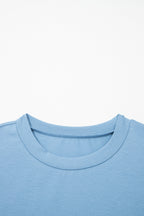 Henley Short Puff Sleeve Top