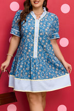 Meilani Front Ruffle Hem PLUS Dress