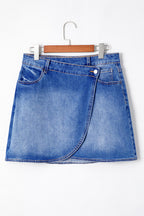 Renamara Crossed Waist Mini Skirt
