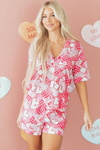 Rhea Heart Print Shirt