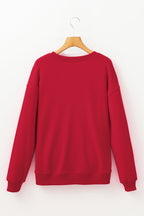 Harper Embroidered Crewneck Christmas Sweatshirt