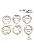 Kylee Beaded Elastic Layer Bracelet