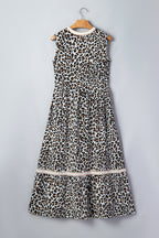 Ayla Trim Sleeveless Midi Dress