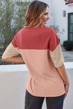 Guinevere Slits Half Sleeve Top