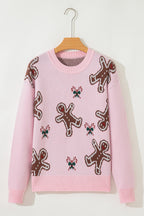 Grehara Man Print Casual Sweater