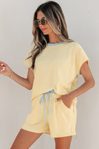 Sunny Trim Casual Short Set