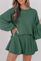 Scarlett Corded Lantern Sleeve Top