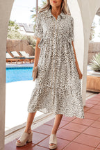 Lisa Puff Sleeve Long Dress