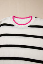 Avery Contrast Drop Shoulder Sweater