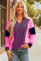 Haven Stripe Loose Fit Long Sleeve Top