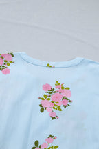 Lucy Print Scalloped Trim PLUS Dress