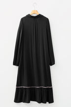 Noa Bracelet Sleeve Long Dress
