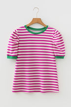 Nova Sleeve Contrast Trim Tee