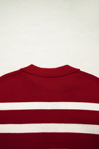 Ariya Stripe Collared Sweater