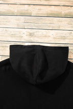 Kate Fleece Lined Half Zipper Kangaroo Pockets Loose Hoodie