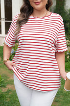 Esther Trim Short Sleeve PLUS Top
