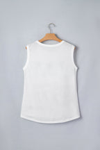 Ayla Printed Casual Tank Top