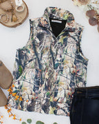 IN STOCK Remy Zip Up Vest - Dark Camo