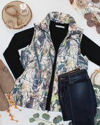IN STOCK Remy Zip Up Vest - Dark Camo