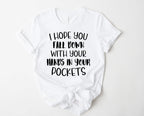 Wholesale I Hope You Fall Down Graphic Tee - Red